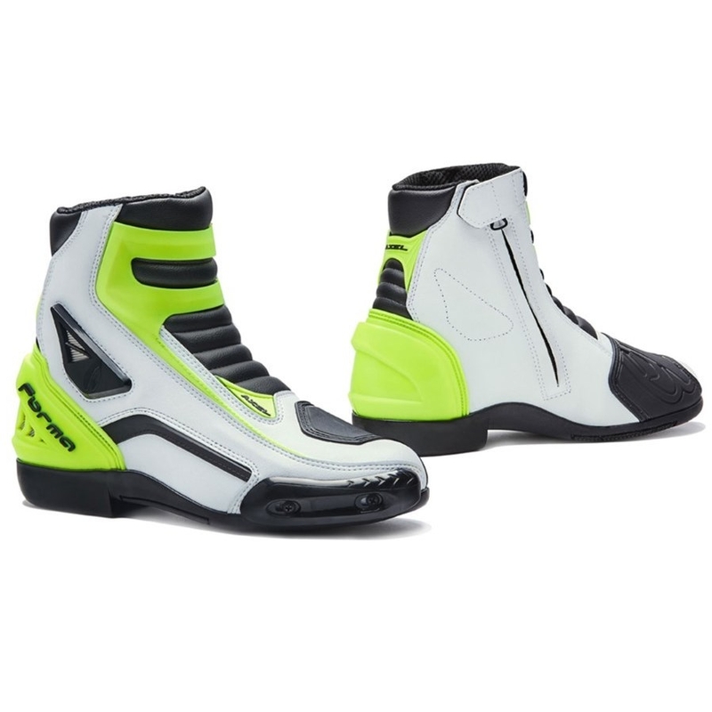 Buty motocyklowe Forma Axel biało-czarno-fluo żółte wyprzedaż