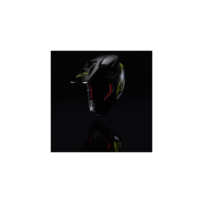 Kask motocrossowy Alpinestars S-M5 Compass w kolorze czarno-fluo żółtym