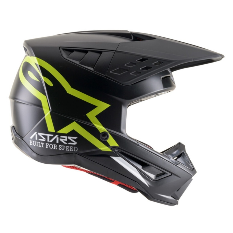 Kask motocrossowy Alpinestars S-M5 Compass w kolorze czarno-fluo żółtym