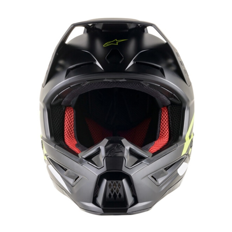Kask motocrossowy Alpinestars S-M5 Compass w kolorze czarno-fluo żółtym