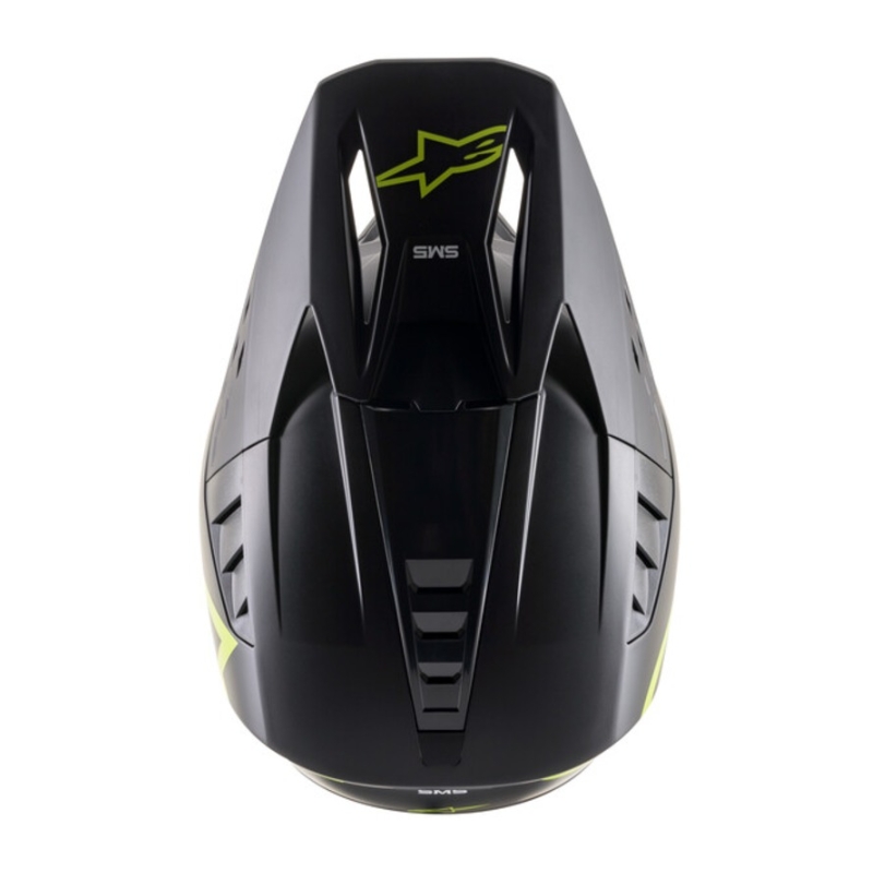 Kask motocrossowy Alpinestars S-M5 Compass w kolorze czarno-fluo żółtym