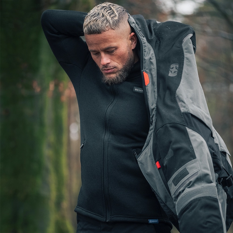 Wkładka termiczna do kurtki Oxford Advanced Advanced Fleece w kolorze czarnym