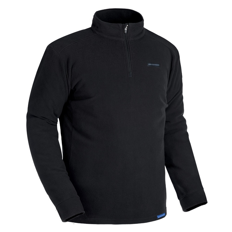 Wkładka termiczna do kurtki Oxford Advanced Micro Fleece 1/2 Neck w kolorze czarnym