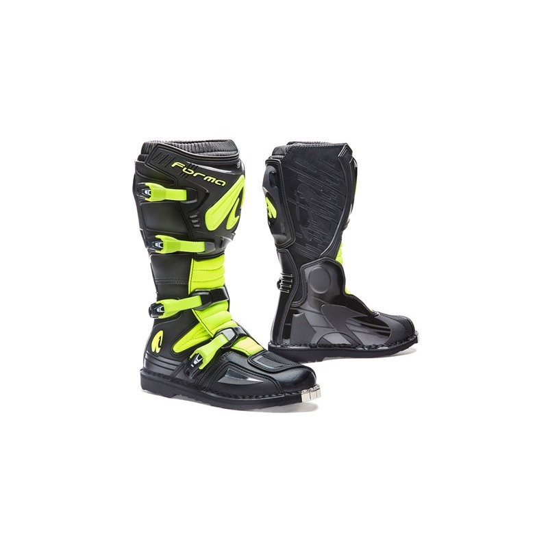 Buty motocyklowe Forma Terrain EVO czarno-fluo żółte