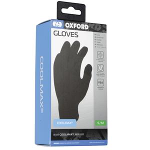 Wkładki do rękawic OXFORD Coolmax® czarne