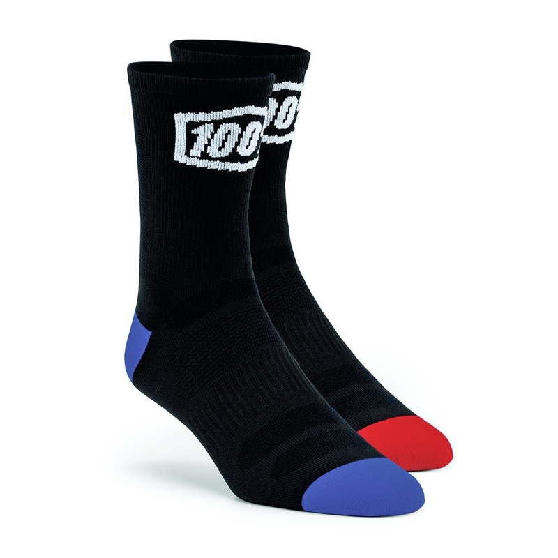 Skarpetki 100%-USA Terrain MTB czarne