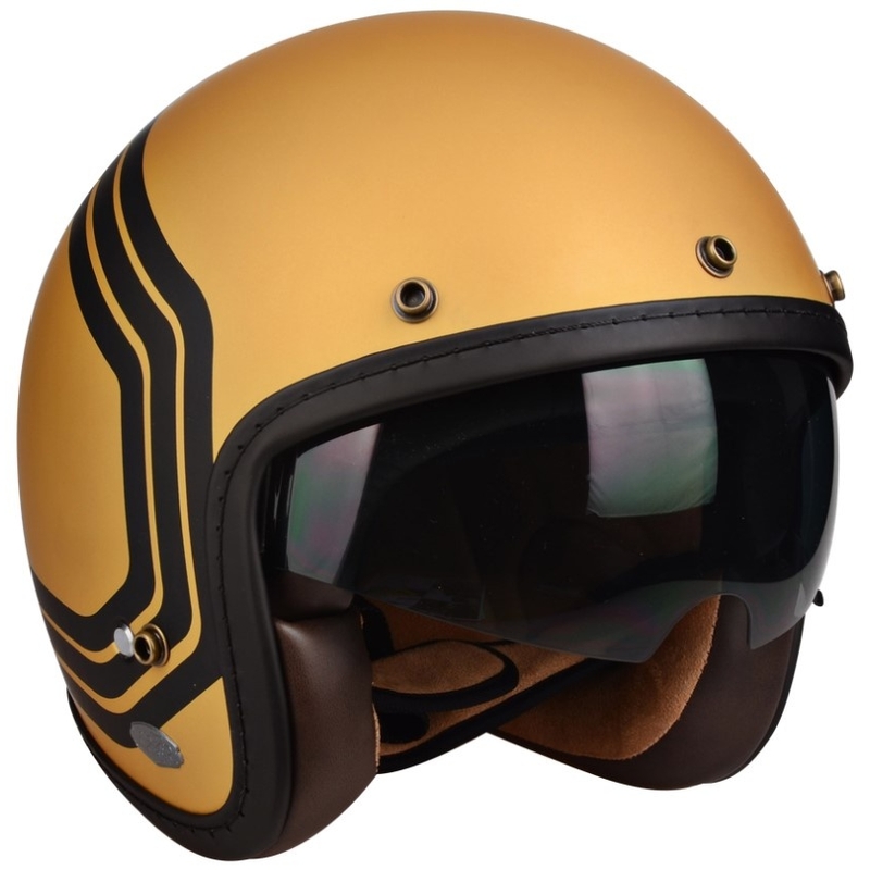 Otwarty kask motocyklowy Lazer Mambo Evo Old School wyprzedaż