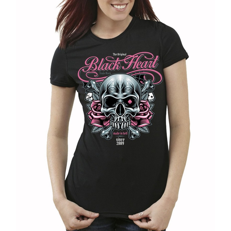 Damska koszulka Black Heart Hollister wyprzedaż