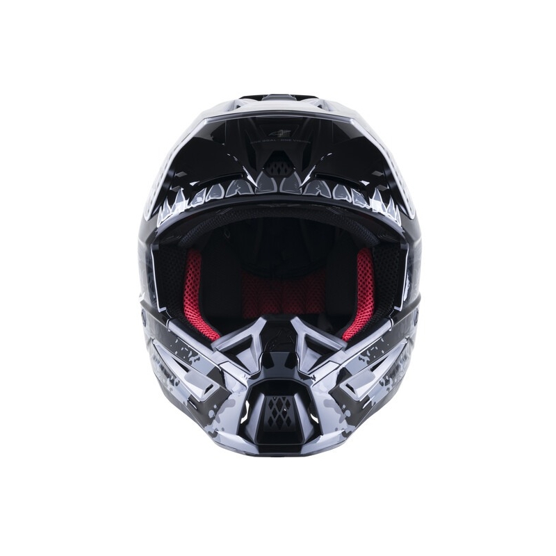 Kask motocrossowy Alpinestars S-M5 Solar Flare czarno-szary wyprzedaż