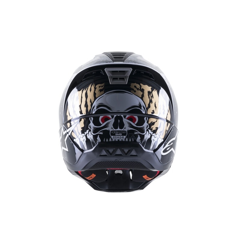 Kask motocrossowy Alpinestars S-M5 Solar Flare czarno-szary wyprzedaż