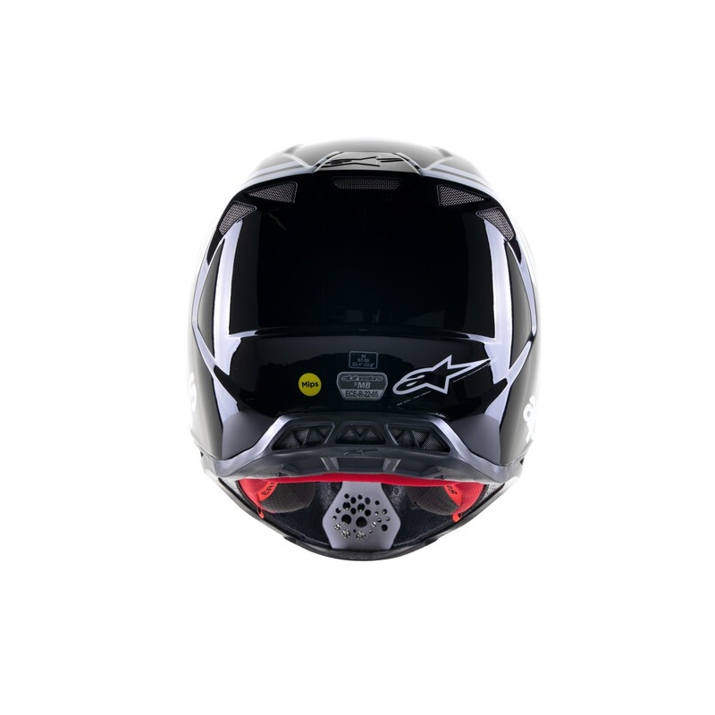 Kask motocrossowy Alpinestars Supertech S-M8 Radium 2 czarno-biały