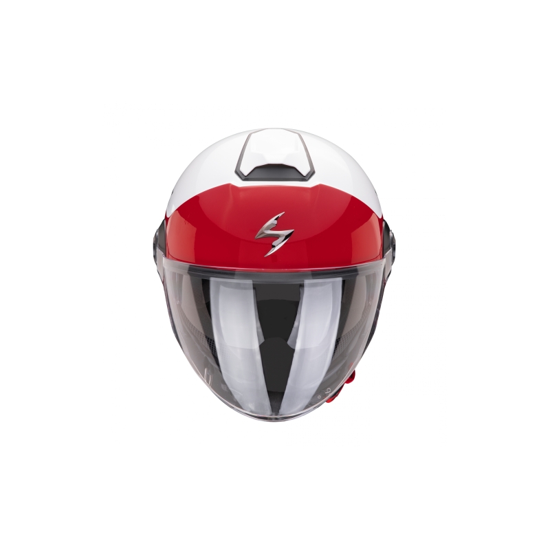 Kask otwarty Scorpion EXO-CITY II Mall biało-czerwony wyprzedaż