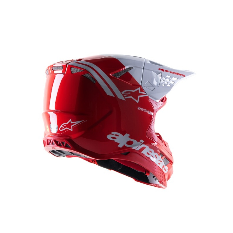 Kask motocrossowy Alpinestars Supertech S-M8 Radium 2 czerwono-biały