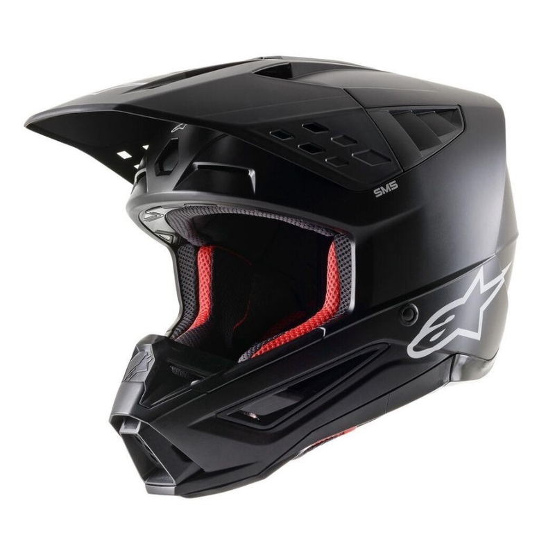 Kask motocrossowy Alpinestars S-M5 Solidny czarny mat