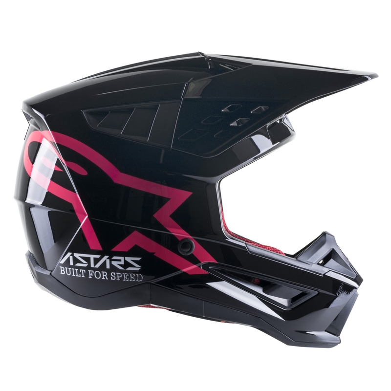 Kask motocrossowy Alpinestars S-M5 Compass czarno-różowy