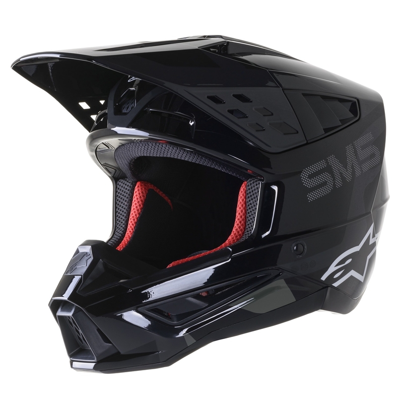 Kask motocrossowy Alpinestars S-M5 Rover czarno-antracytowo-kamuflaż błyszczący