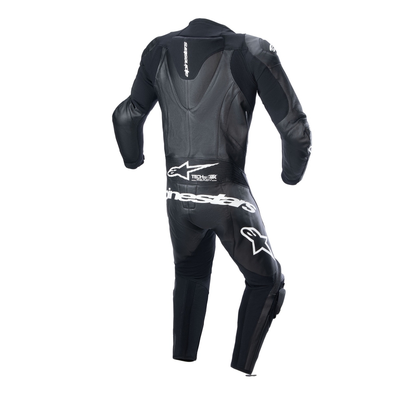Czarny skórzany kombinezon motocyklowy Alpinestars GP Force Lurv