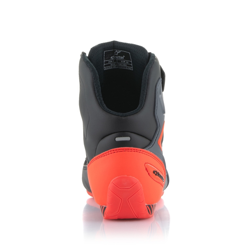 Buty motocyklowe Alpinestars Faster-3 czarno-szaro-fluo-czerwone