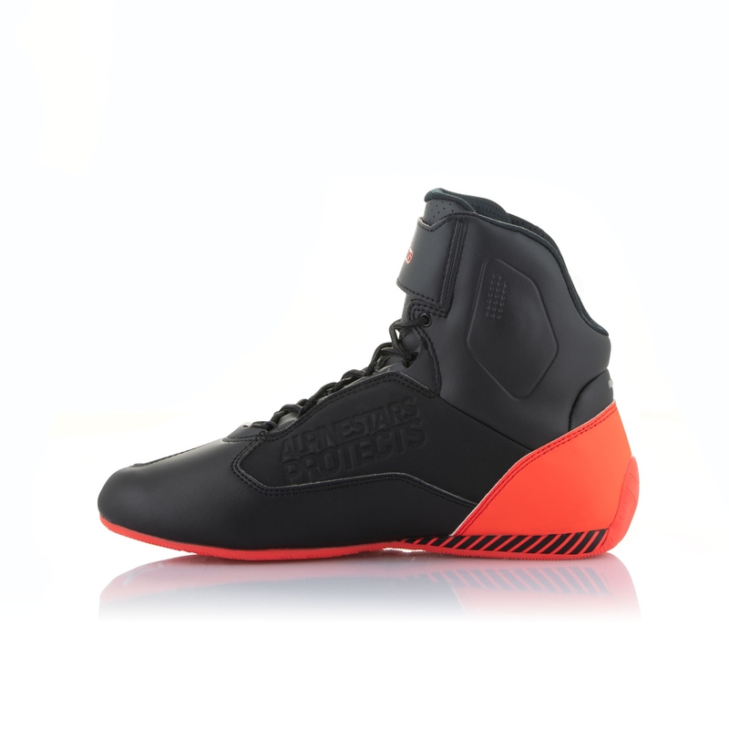 Buty motocyklowe Alpinestars Faster-3 czarno-szaro-fluo-czerwone