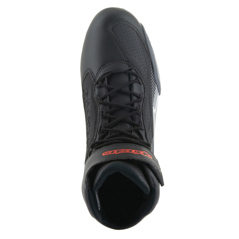 Buty motocyklowe Alpinestars Faster-3 czarno-szaro-fluo-czerwone