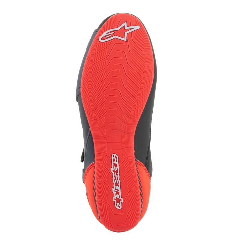 Buty motocyklowe Alpinestars Faster-3 czarno-szaro-fluo-czerwone