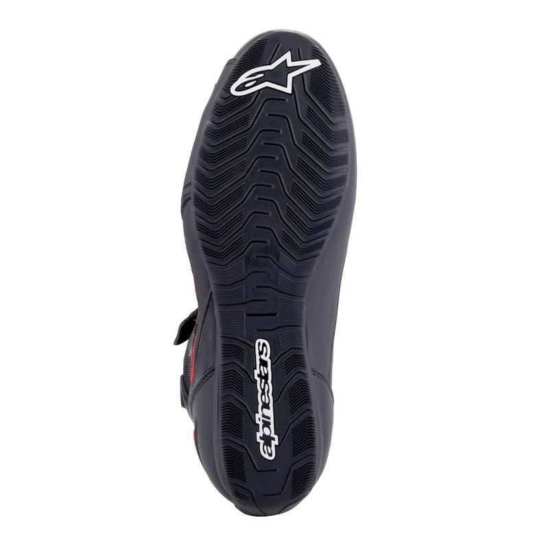 Buty motocyklowe Alpinestars Faster-3 Rideknit czarno-ciemnoszaro-czerwone
