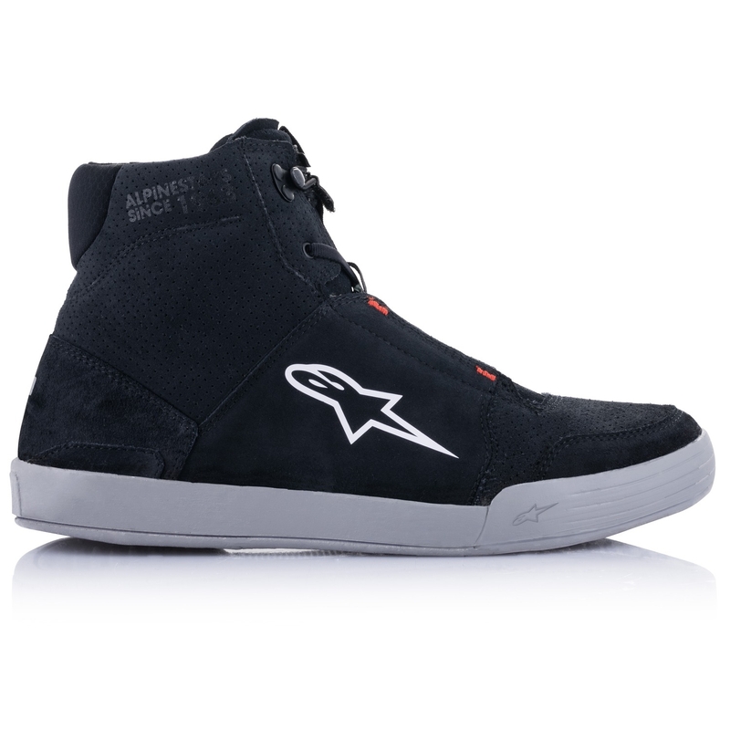 Buty motocyklowe Alpinestars Chrome, czarno-szaro-fluo-czerwone