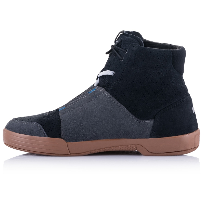 Buty motocyklowe Alpinestars Chrome czarno-szaro-brązowo-niebieskie