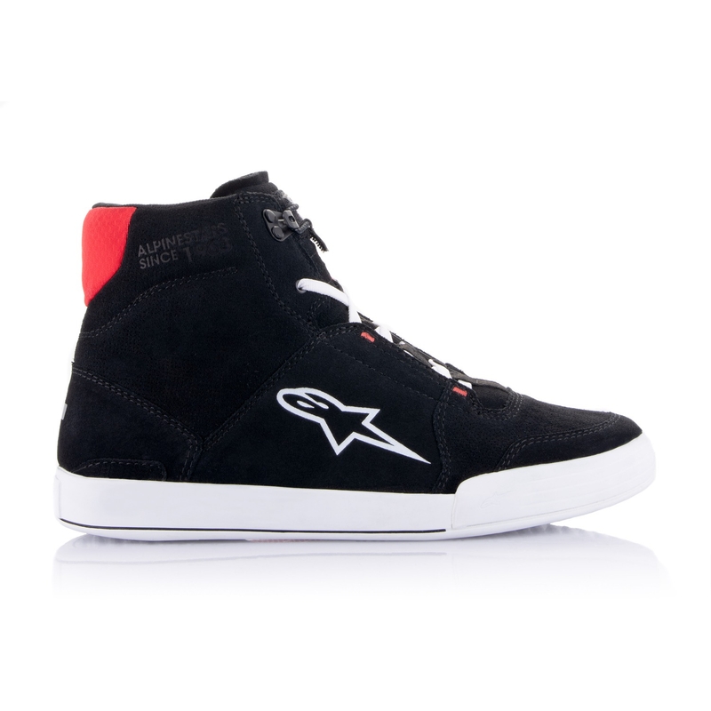 Buty motocyklowe Alpinestars Chrome czarno-biało-czerwone