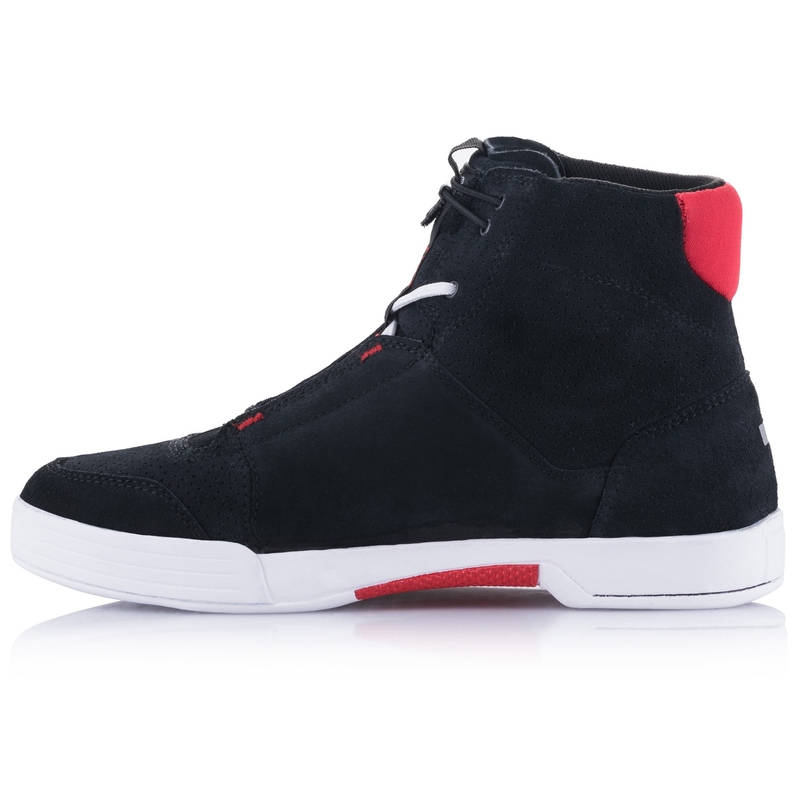 Buty motocyklowe Alpinestars Chrome czarno-biało-czerwone