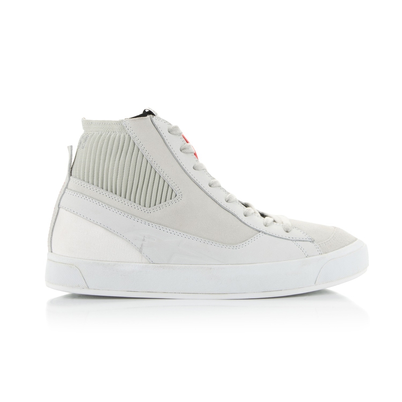 Buty motocyklowe Alpinestars Stated biało-szare