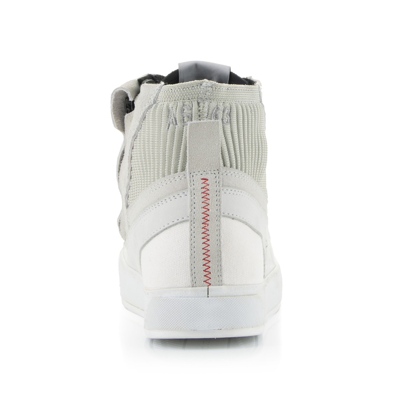 Buty motocyklowe Alpinestars Stated biało-szare