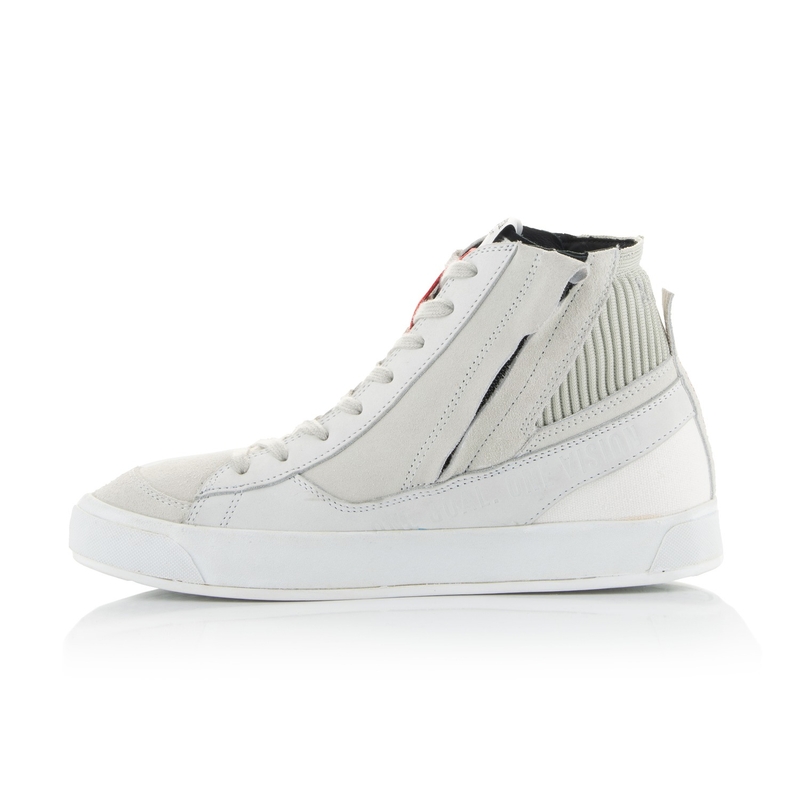 Buty motocyklowe Alpinestars Stated biało-szare