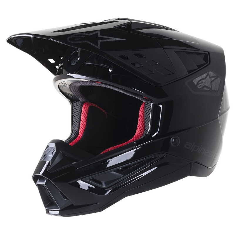 Kask motocrossowy Alpinestars S-M5 Scout czarno-srebrny