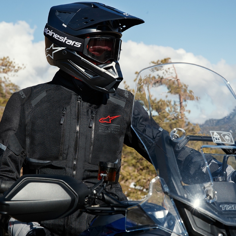 Kurtka motocyklowa Alpinestars Andes Drystar 2 czarna
