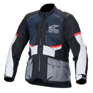 Kurtka motocyklowa Alpinestars Andes Drystar Ciemnoniebieski-Czarno-Jasnoszary 2024