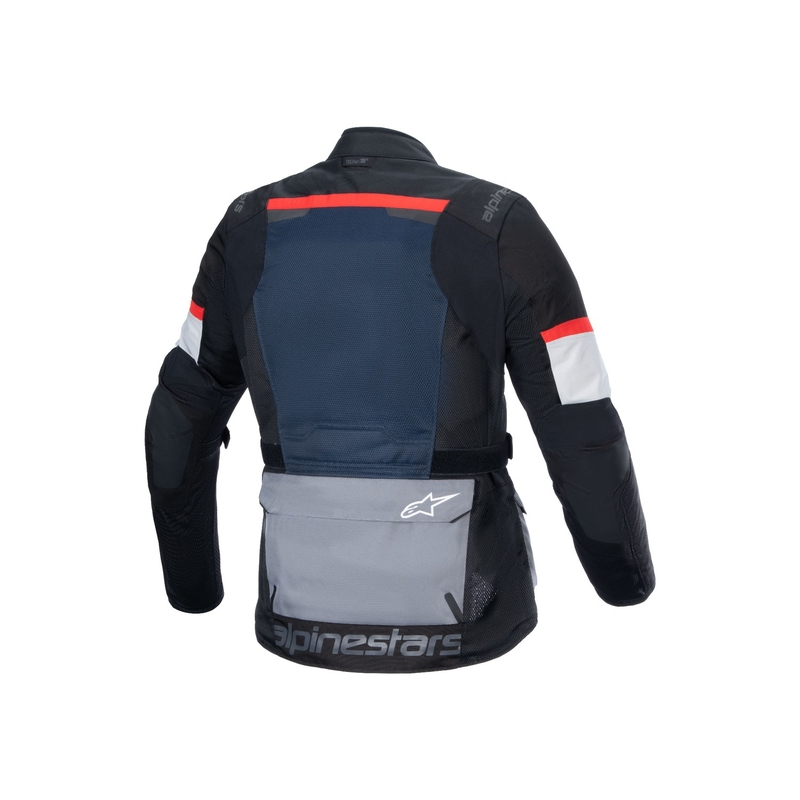Kurtka motocyklowa Alpinestars Andes Drystar ciemnoniebiesko-czarno-jasnoszara
