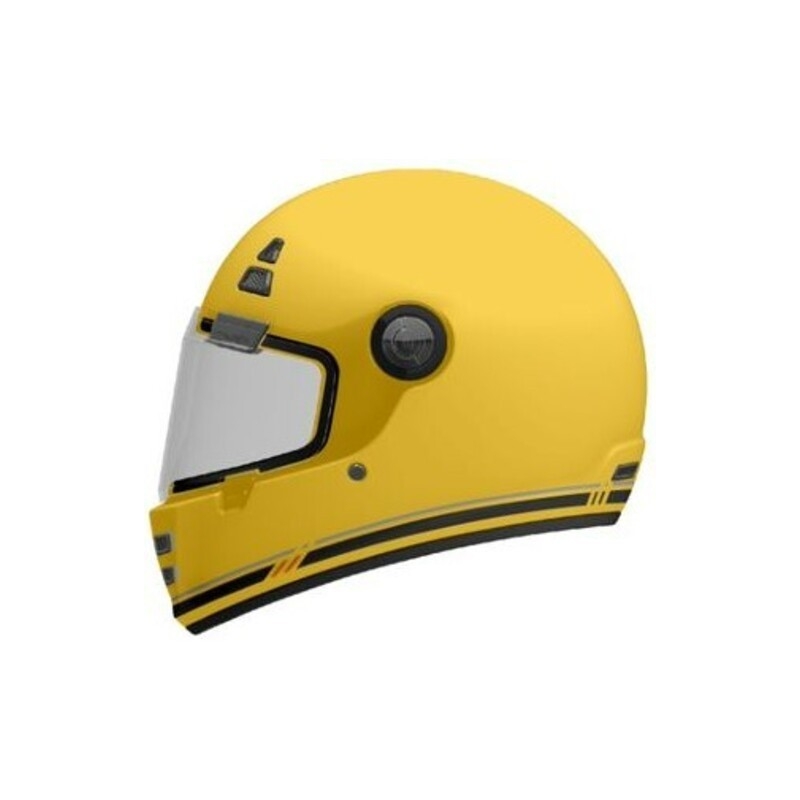 Kask motocyklowy integralny MT Jarama SV B2 matowy żółty