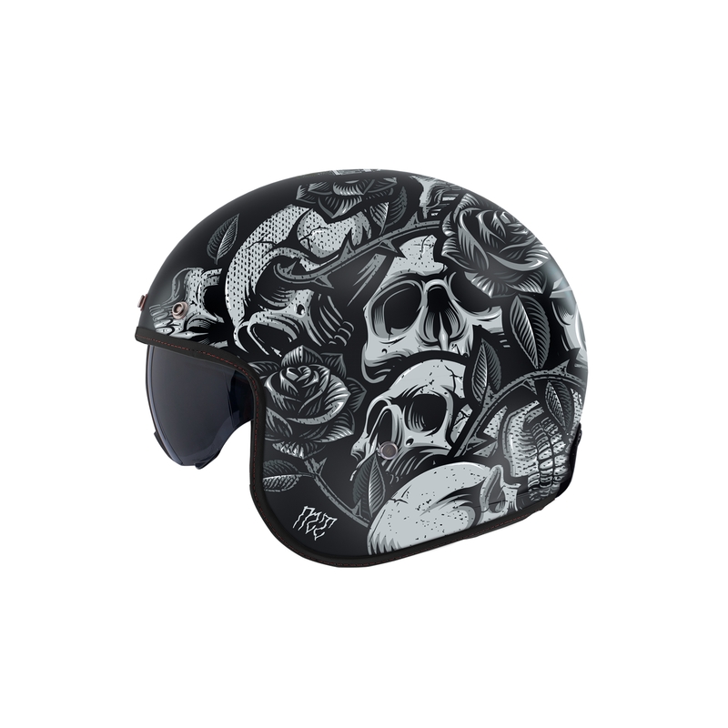 Kask motocyklowy otwarty MT Le Mans 2 SV Breakout B2 matowy