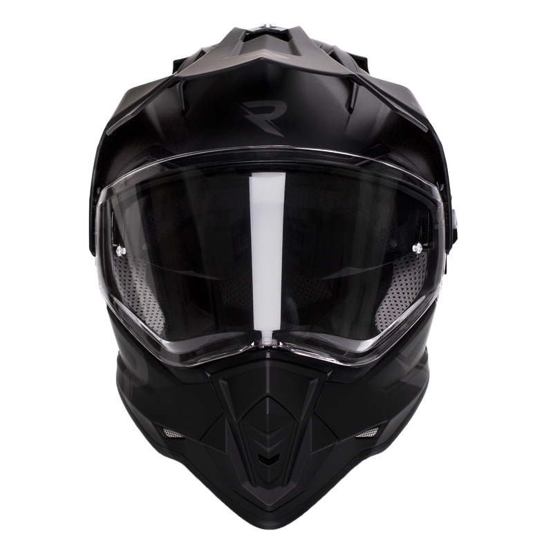 Kask enduro Street Racer Tracker czarny mat - II. jakość