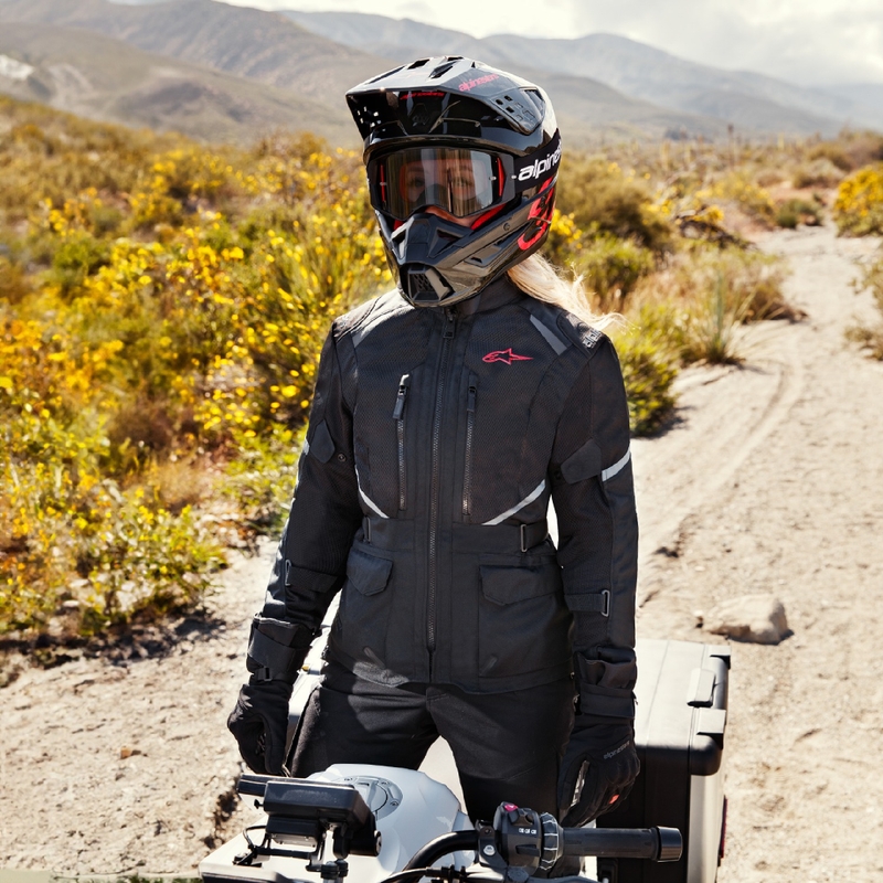 Damska kurtka motocyklowa Alpinestars Stella Andes Air Drystar w kolorze czarnym