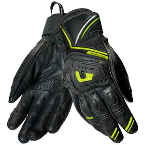 Rękawiczki motocyklowe Seventy Degrees SD-N30 Mugello Czarno-Fluo Żółte