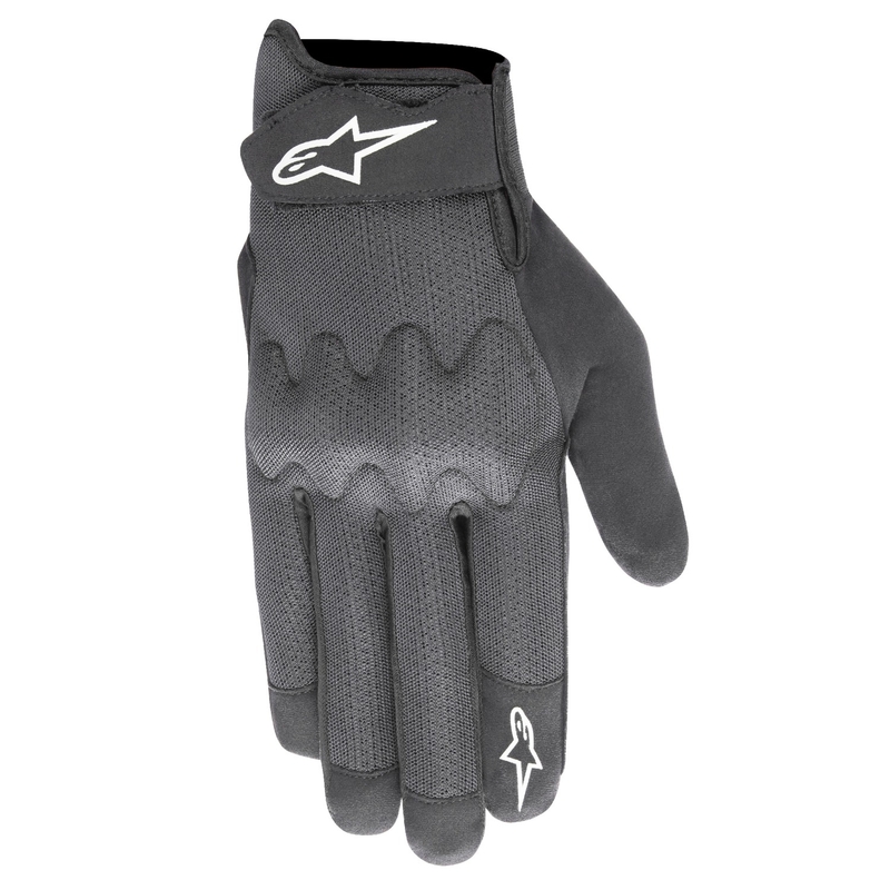 Rękawiczki motocyklowe Alpinestars Stated Air czarno-srebrne
