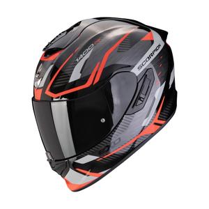 Kask motocyklowy integralny Scorpion EXO-1400 EVO II AIR ACCORD szaro-czerwony - II. jakość