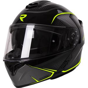 Kask motocyklowy składany Street Racer Ranger czarno-fluo żółty - II. jakość