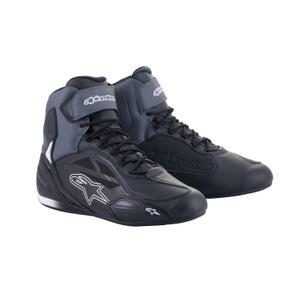 Buty motocyklowe Alpinestars Faster-3 Drystar czarno-ciemnoszare