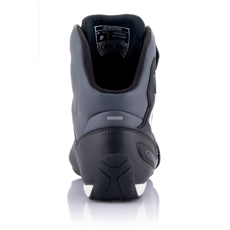 Buty motocyklowe Alpinestars Faster-3 Drystar czarno-ciemnoszare