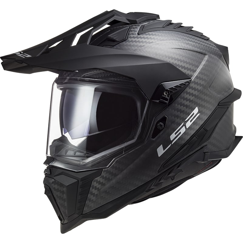 Kask enduro LS2 MX701 Explorer C Solid Carbon matowy czarny - II. jakość
