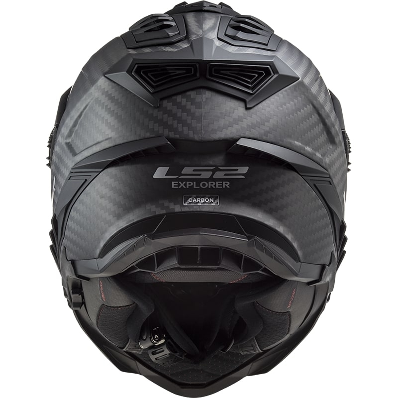 Kask enduro LS2 MX701 Explorer C Solid Carbon matowy czarny - II. jakość
