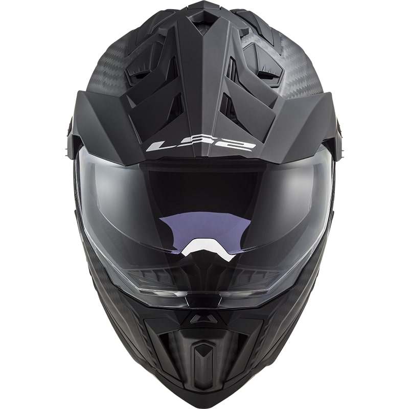 Kask enduro LS2 MX701 Explorer C Solid Carbon matowy czarny - II. jakość